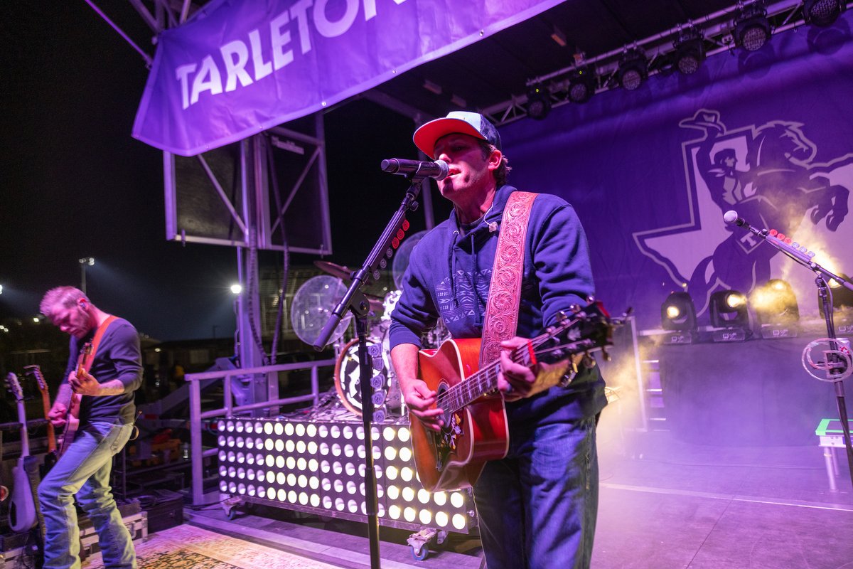 TarletonState's tweet photo. Purple Thursday during Homecoming week hits different! 💜 

Celebrating with a Purple Out Concert headlined by @caseydband! 🎶 https://t.co/L8GeZVGesC