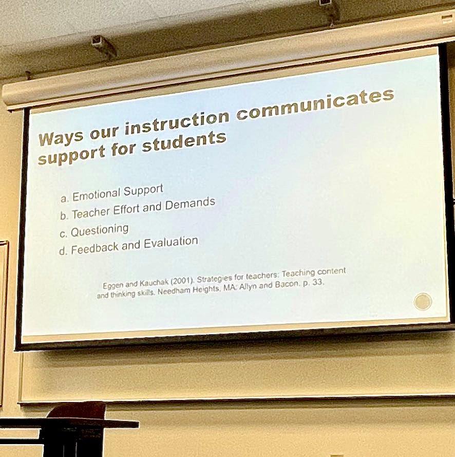 paytonduke25's tweet photo. Today in class we discussed how following up with your students questions and ideas can help build your relationship with them and also make sure they fully understand the material. #EDUC200 #01FA22 https://t.co/YPa2c3ns5t