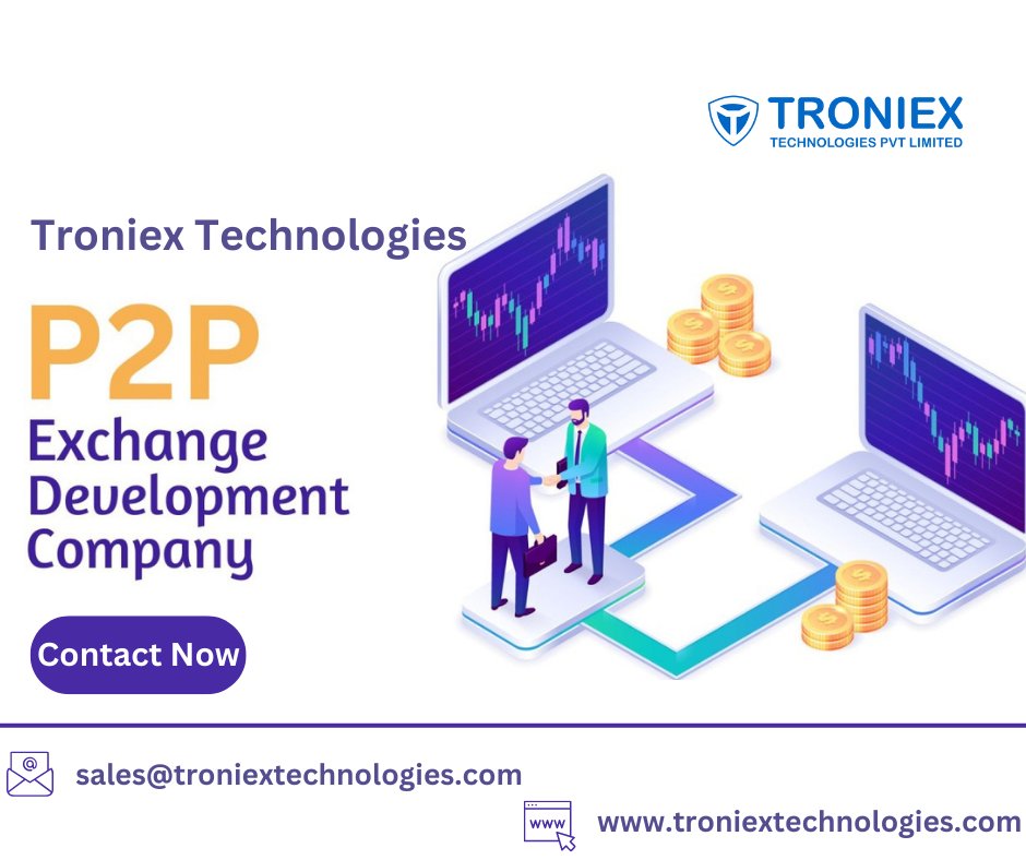 Troniextech's tweet image. We offer a secure and robust P2P cryptocurrency exchange at rocket speed to enable flawless trading among users. Contact us more details-sales@troniextechnologies.com
#p2pexchangedevelopment #p2pexchangeservice
