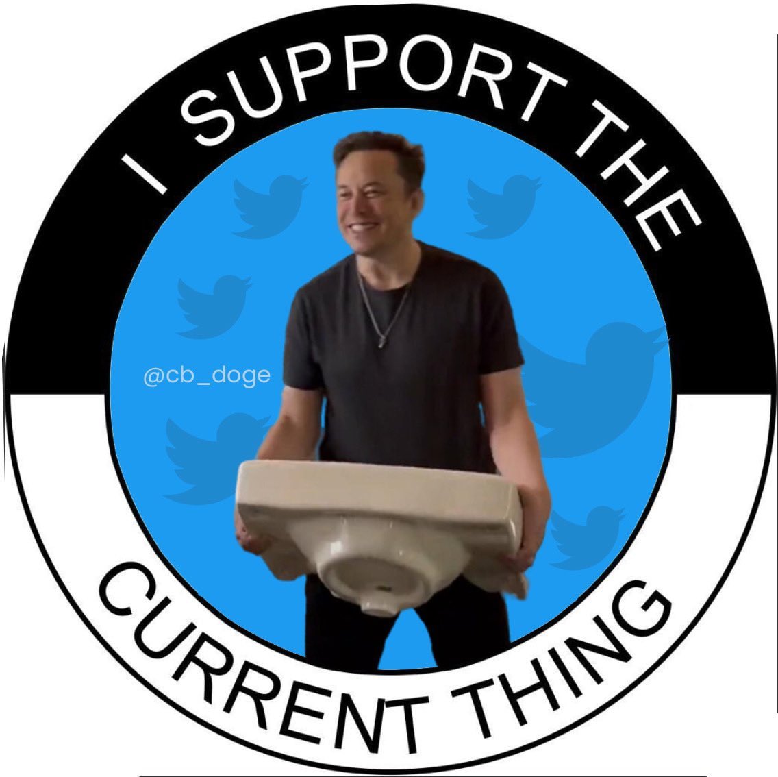 I support the current thing