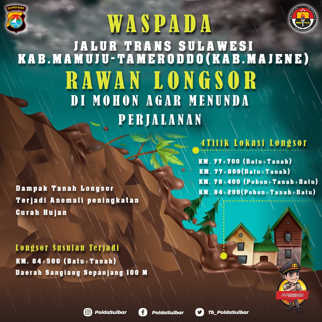 SATUAN LALU LINTAS POLRES MAJENE (@satlantasmajene) on Twitter photo 