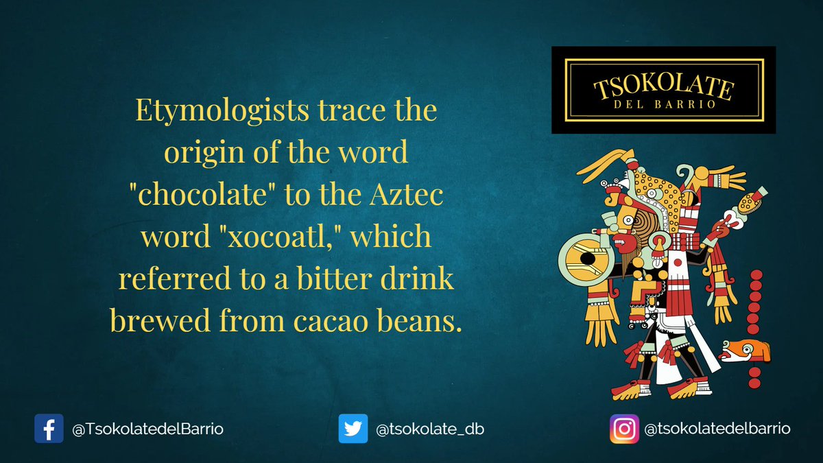 tsokolate_db's tweet image. As early as 500 BC, the Mayans were drinking chocolate made from ground-up cocoa seeds mixed with water, cornmeal, and chili peppers (as well as other ingredients) 🍫🍫🍫 Source: bit.ly/3DrsDQC

#tsokolatedelbarrio
#tsokolate
#tablea
#finetablea
#southcotabato
#cacao