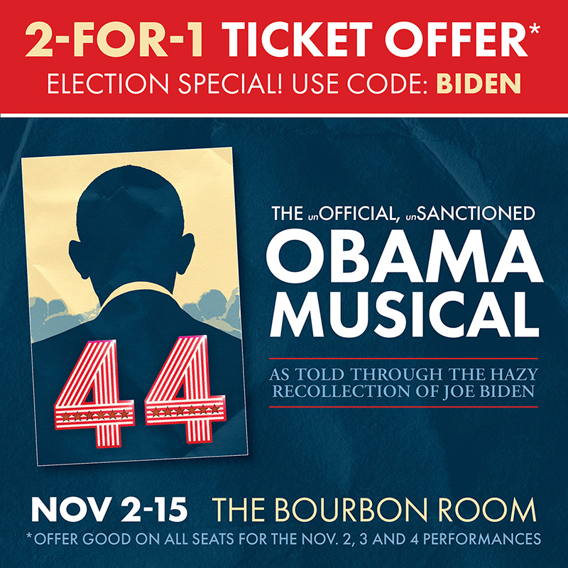 44ObamaMusical's tweet photo. Joe has an #Election special for you!

🎟 https://t.co/uorkKnn7NZ 🎟 #44ObamaMusical #LAThtr https://t.co/GGDa3uiGeQ