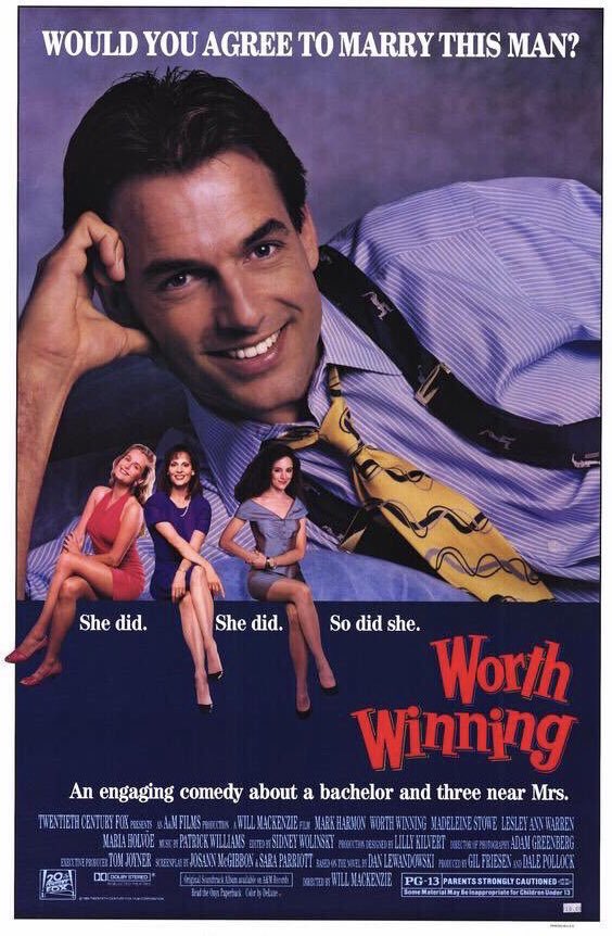 FilmNewsNos's tweet photo. 🎬MOVIE HISTORY: 33 years ago today, October 27, 1989, the movie ‘Worth Winning’ opened in theaters!
#MarkHarmon #MadeleineStowe #LesleyAnnWarren #MariaHolvoe #MarkBlum #AndreaMartin #TonyLongo #AlanBlumenfeld #BradHall #JonKorkes #ArthurMalet #JoanSeverance #WillMacKenzie https://t.co/f2mWamb9d2