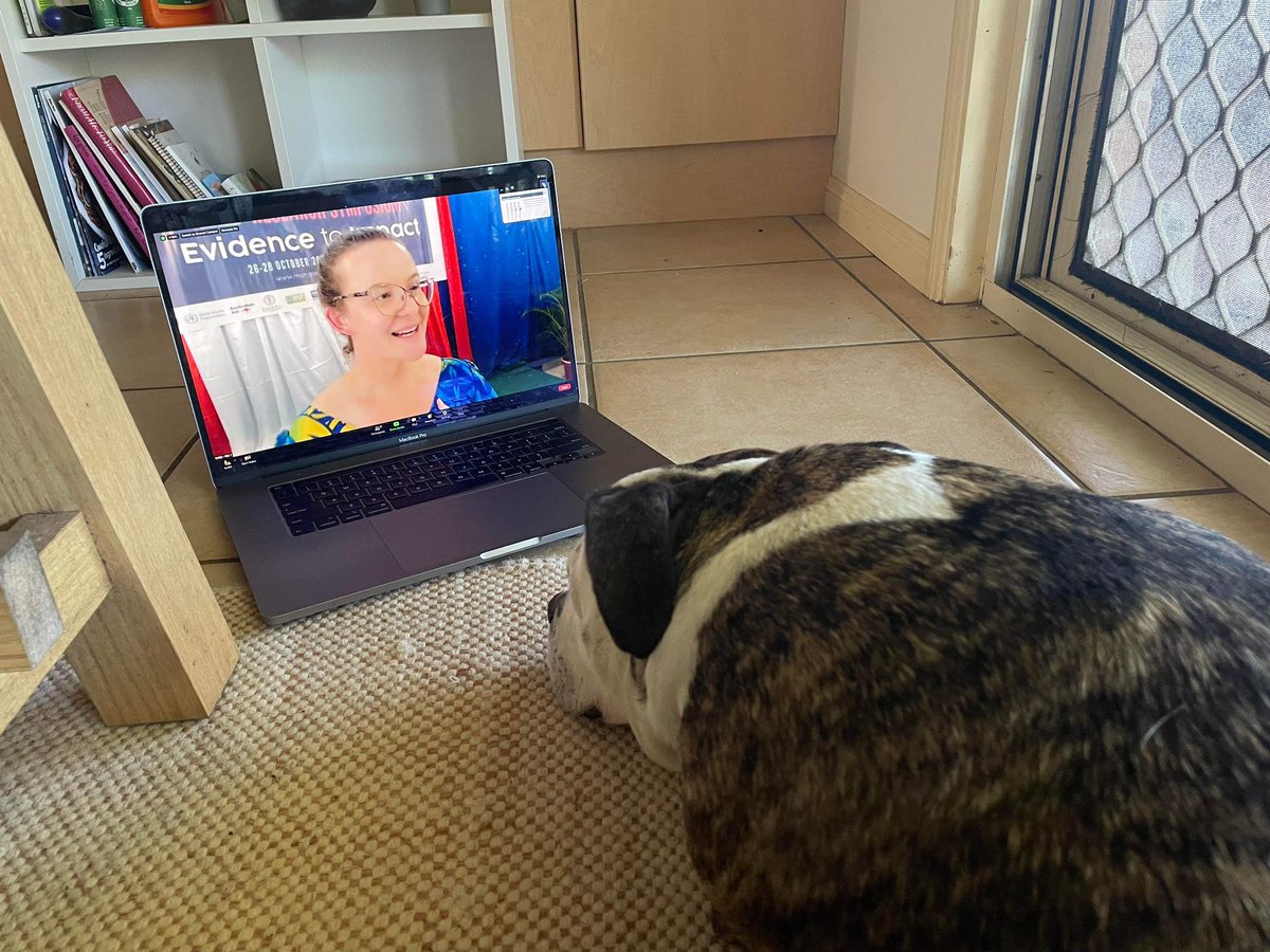 GeorgiaKafer's tweet photo. When your biggest fan dials in to watch your heath research presentation…. #VHRS #vanuatu #MaMiProject #maternalandfetalhealth @usceduau @CBioinnovation @DailypostVu @ResearchUSC_AU https://t.co/IJvAuBH7N1