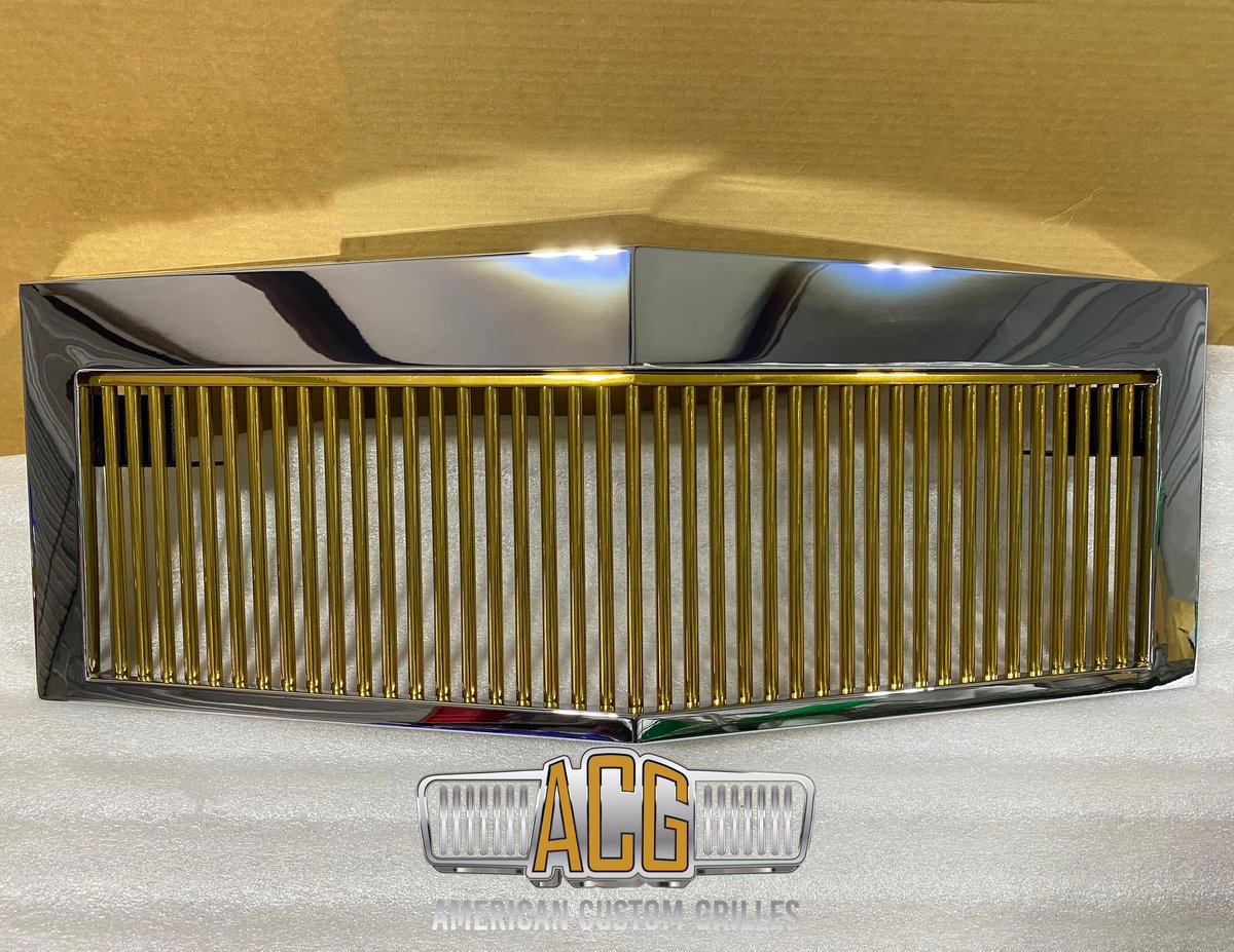 CustomGrilles's tweet photo. Friday gold teeth #lowriders #donk @cadillac https://t.co/HnJ4WE0EOJ