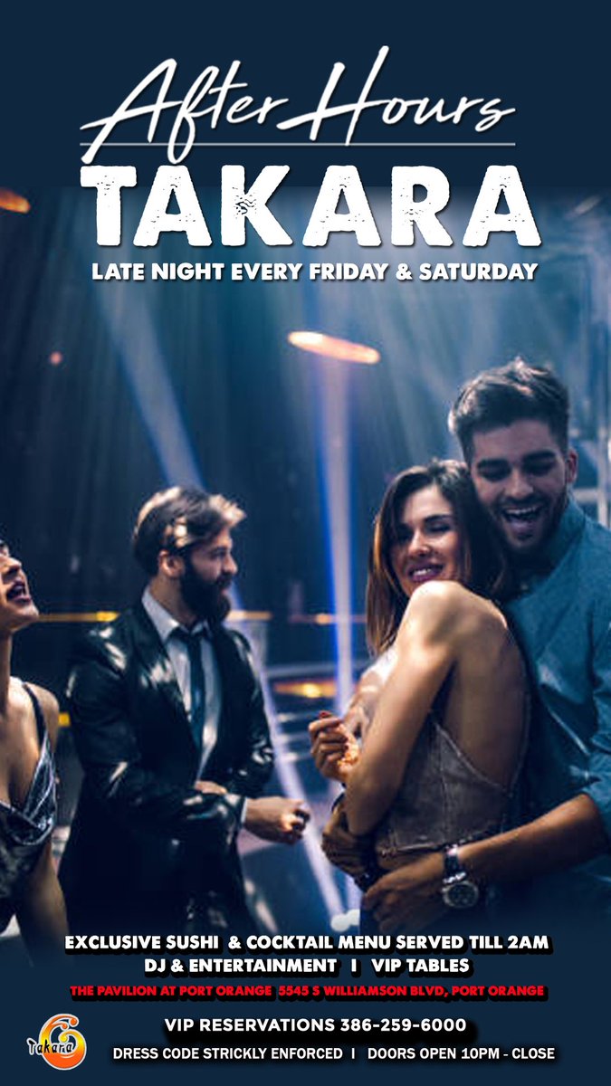 iamJeremyMiller's tweet photo. After Hours Takara every Friday and Saturday 10pm - Close https://t.co/pTzPBFWqjs
