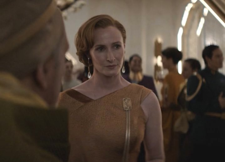 PhilSzostak's tweet photo. TEENAR: Surveillance and prosecution without limit.
SLORDA: If you’re doing nothing wrong, what is there to fear?
MON MOTHMA: I’m fearing your definition of wrong.
#Andor #StarWars https://t.co/0r33sRL5IT