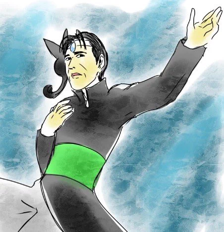 大昔に描いたメロエッタちゃん擬人化発掘したので記念上げ 