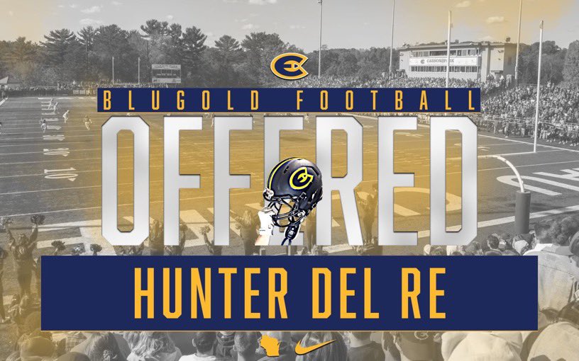 hunterdelre's tweet photo. After a great conversation with @CoachMcHugh62 I am blessed to receive an offer from the University of Wisconsin-Eau Claire! 🔸🔹 https://t.co/xTQHQQwixe