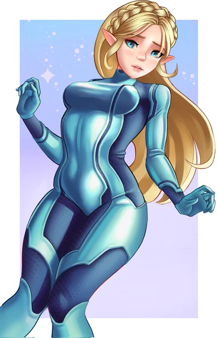 Girls In Costume Every Day Until  Zelda as Zero Suit Samus 