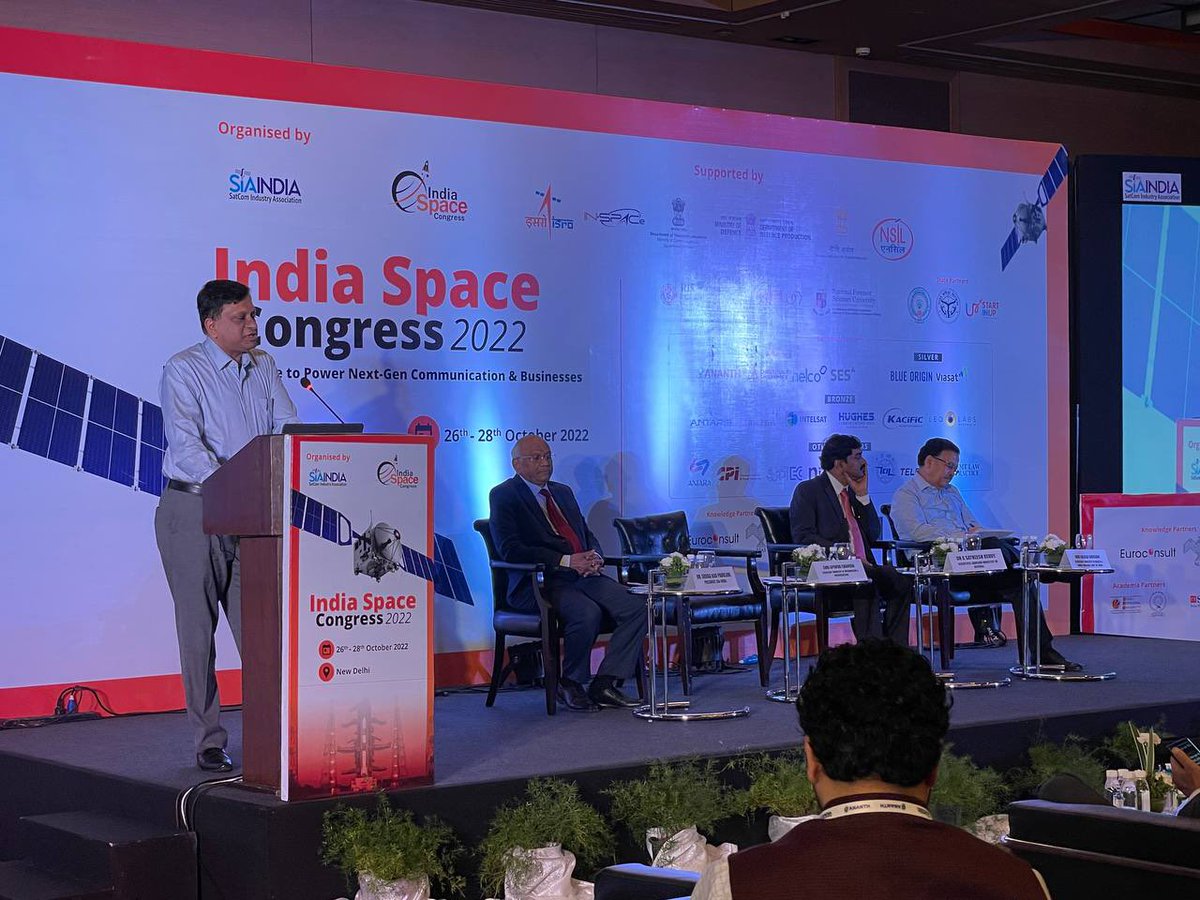 SIA_Ind's tweet photo. Shri Apurva Chandra, Secretary I&amp;B, Ministry of Information &amp; Broadcasting shares “We want to #deregulate the #uplinking of #satellites to boost the satellite #communication #network of #India”

@apurvaIAS @space_congress @satcom_india @chitrita #space #spacetech @MIB_India https://t.co/LzIuXJAnue