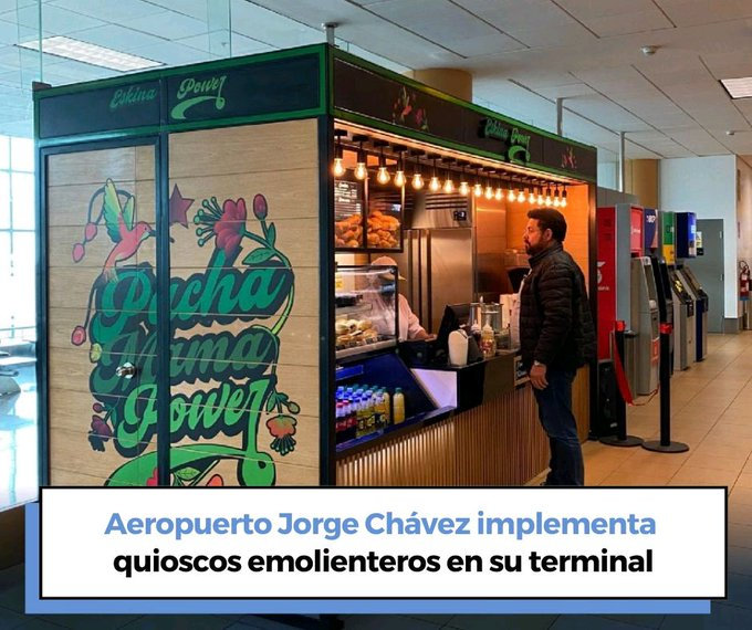 sin_paltas_'s tweet photo. Eskina Power: La última novedad que implementa el aeropuerto Coco Chávez😏🇵🇪
Esto se daría con el propósito de brindar una experiencia peruana a los viajeros que pasan por la terminal. Pregunta seria mi gente, ¿pagarías 15 lucas por tu rico emoliente?💸
#EmolientePeru #CholoPower https://t.co/7syMNCfUMT