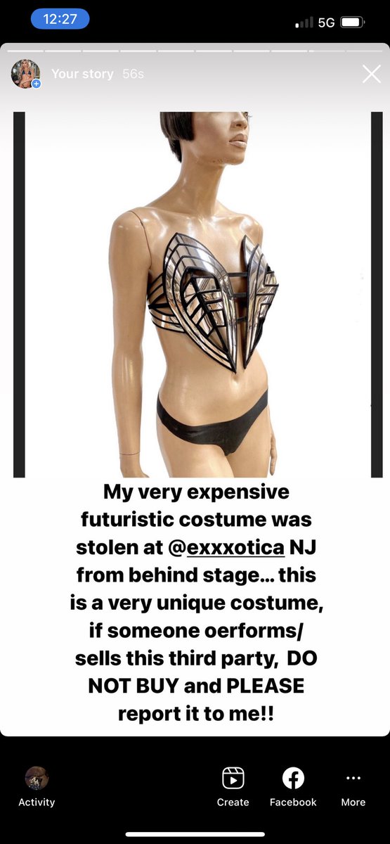 LaurenLotus_01's tweet photo. Hello, my costume was stolen from behind stage at @EXXXOTICA NJ this past weekend.. if everyone could share this post that would be greatly appreciated! Hopefully it will find its way back to me, but BLACK LIST THIS COSTUME SO NO ONE CAN PERFORM/TRADE/SELL IT! https://t.co/x1PpQRNUSM
