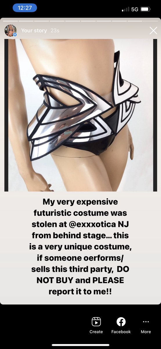 LaurenLotus_01's tweet photo. Hello, my costume was stolen from behind stage at @EXXXOTICA NJ this past weekend.. if everyone could share this post that would be greatly appreciated! Hopefully it will find its way back to me, but BLACK LIST THIS COSTUME SO NO ONE CAN PERFORM/TRADE/SELL IT! https://t.co/x1PpQRNUSM