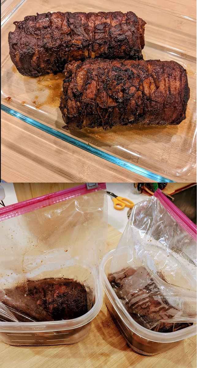 JFuSneeZ's tweet photo. I know I haven't streamed in a while, but I made Chashu Pork today! Now to let it cool and put in the fridge for 24 hrs! https://t.co/zvEjOEqGyE