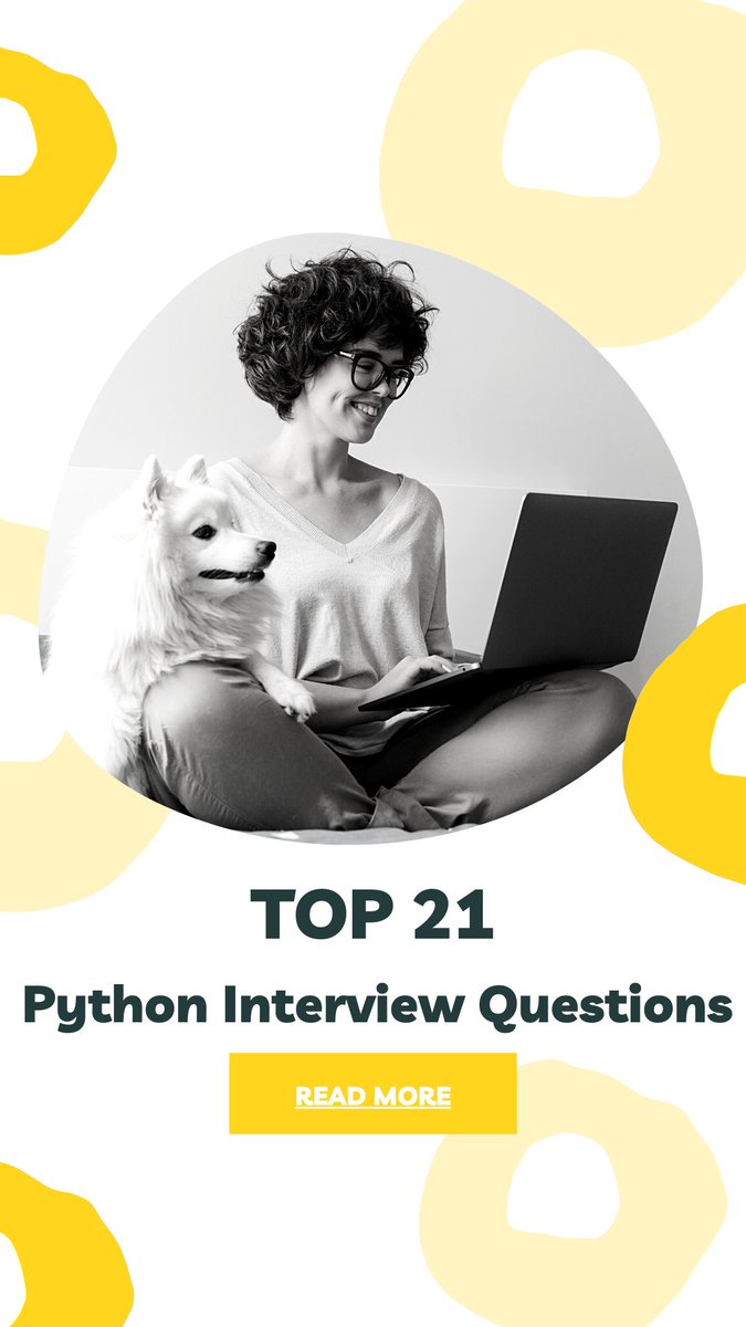 AlifiyaMustafa5's tweet image. Check out the top Python Interview questions to ask in an interview to test the candidates at their best.
uplers.com/blog/python-in…
#PythonInterviewQuestions #PythonDeveloperInterviewQuestions #PythonQuestions #TopInterviewQuestions #WebDeveloperInterviewQuestions #PythonQuestion