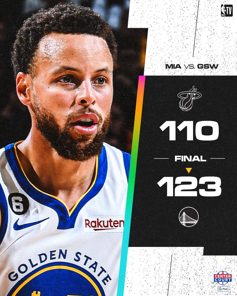 Steph's 4th QTR explosion powers the Warriors over the Heat 💪 #CenterCourt | @madebygoogle