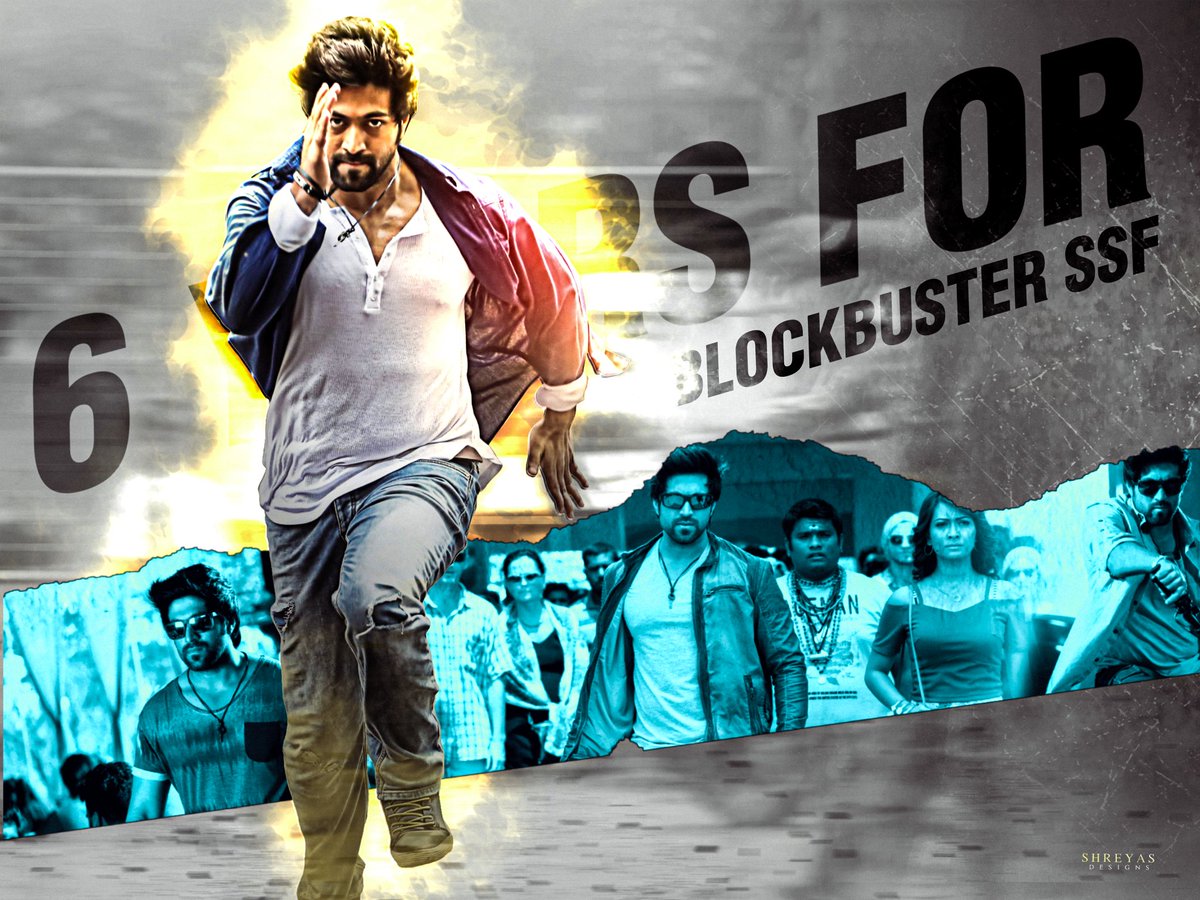YashTrends's tweet photo. The Movie Which face immense negativity in media and won against clash 💥

6 YEARS FOR BB SSF 

 #Yash19 #YashBOSS https://t.co/6Shp5MgInO