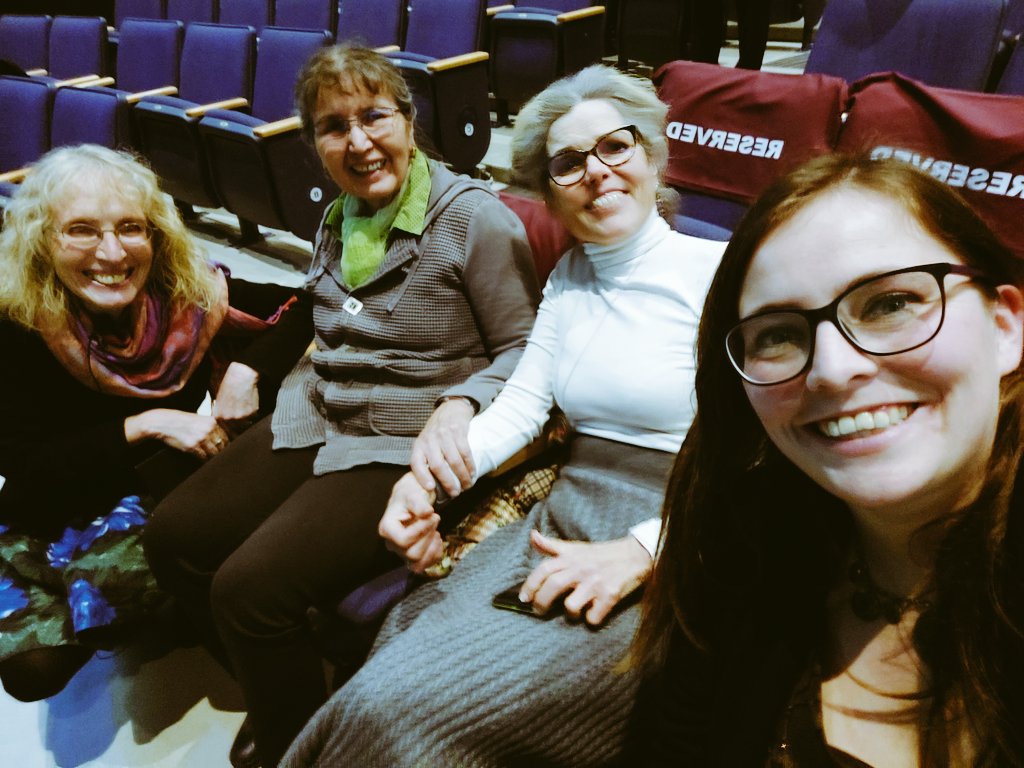 Spent the evening with some incredibly brilliant women. 
@TessSLea, Jeannette Armstrong, and Silvia Tomášková 

#inspired <a href="/fass_ubco/">FASS UBCO</a>