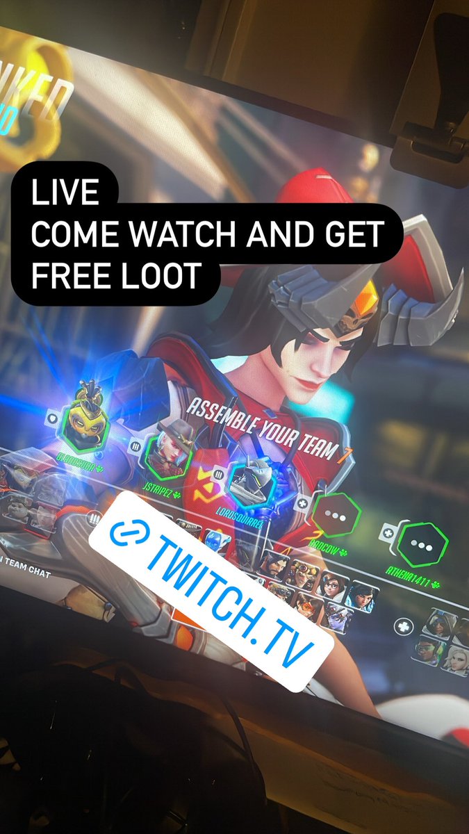 Live <a href="/PlayOverwatch/">Overwatch</a> 
Come get your Twitch drops ^_^