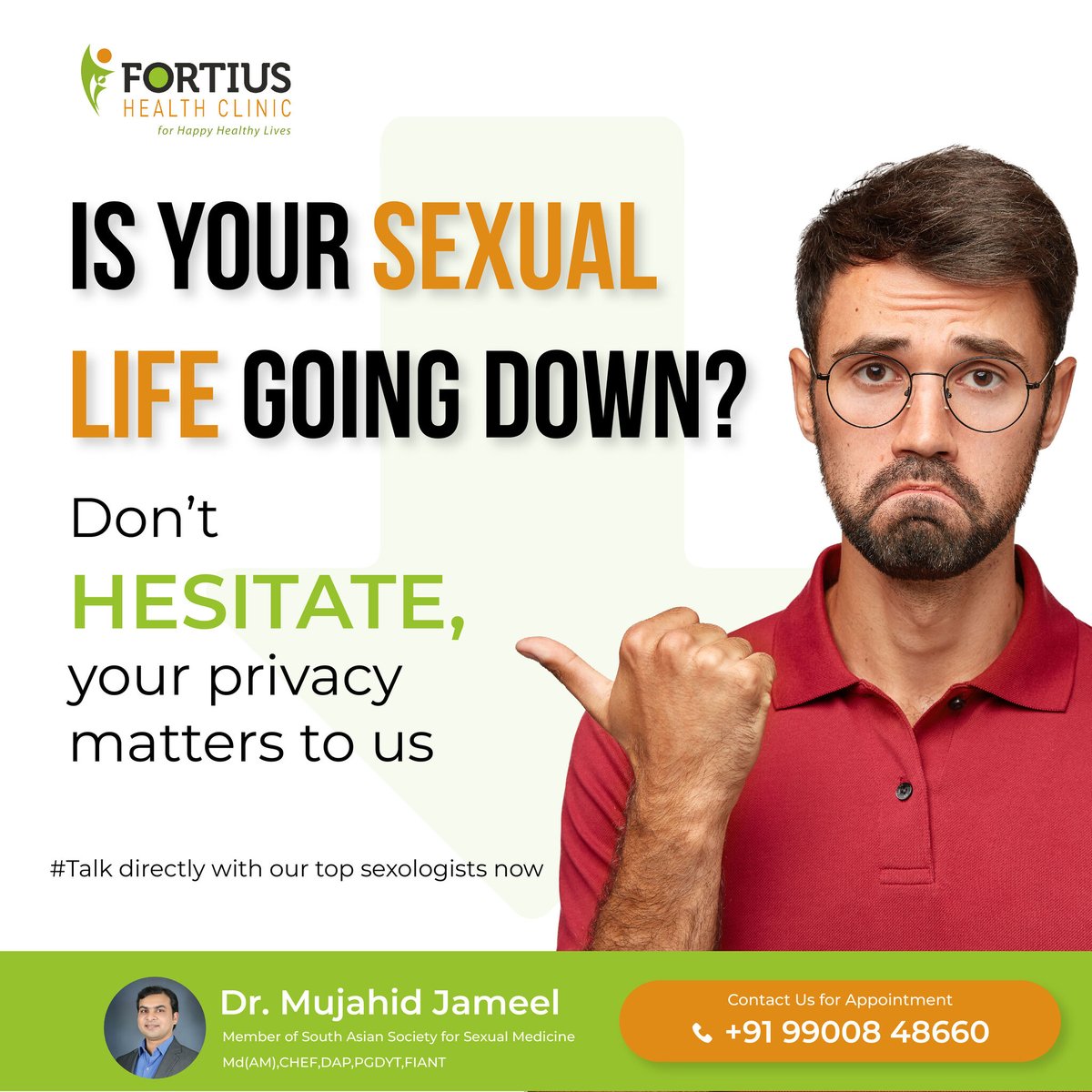 FortiusClinic's tweet photo. “Staff are helpful, sweet, and gentle, and this goes a long way in creating this a positive experience. Dr. Mujahid Jameel is very kind and careful in his approach.

Book an appointment now 
Call us at +91 99008 48660
Visit us at https://t.co/mqPt8SbQGx https://t.co/YdZcQjDLJa