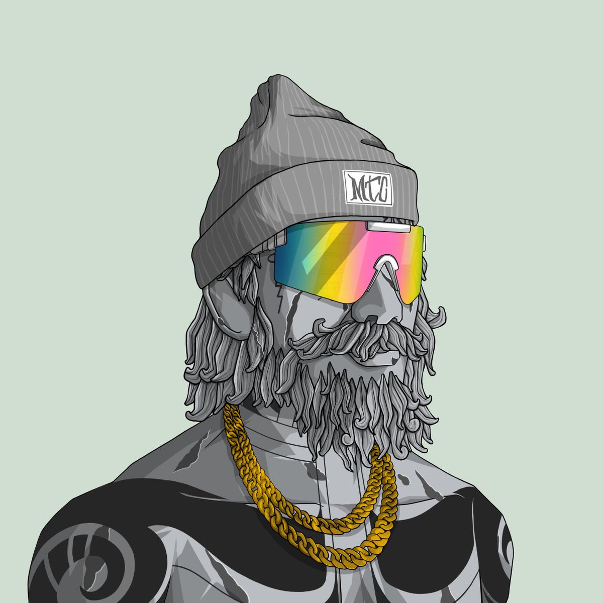 I think My <a href="/MetaTattooClub/">MTC | #LGFI 🏛</a> Zeus got into the wrong ink ;) Had to get down on a custom of guy! 

#LFGI