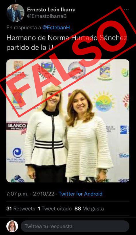 Absolutamente irresponsable que profieran difamaciones y hagan comentarios apresurados y mal intencionados sin fundamento. NO tengo relación alguna con la persona que refiere ese video. #noticiafalsa #fakenew