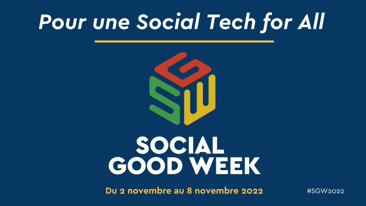 Hey <a href="/elonmusk/">Elon Musk</a>, if you need any sort of inspiration on how you may make <a href="/Twitter/">Twitter</a> and tech in general a better place focused on adressing social issues, hundreds of non-profits and social impact organizations are launching the <a href="/SocialGoodWeek/">SocialGoodWeek</a> on Nov. 2nd. Come &amp; join ! #SGW2022