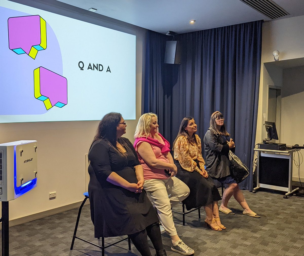 An artist, author, a financial advisor, business owner, digital marketer, Auslan signer and lawyer walk into a theatrette - Today our students participated in a very special opportunity, hearing from some truly inspirational entrepreneurs about their passion, drive and insights
