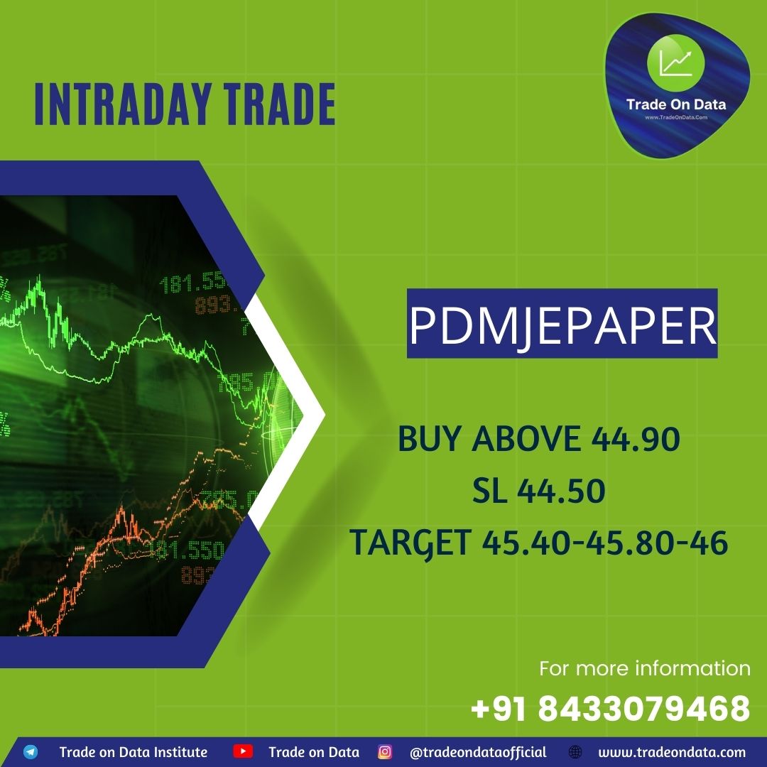 TradeOnData_'s tweet photo. PDMJEPAPER BUY ABOVE 44.90
SL 44.50
TARGET 45.40-45.80-46

#PDMJEPAPER #stockmarkettraining #stockmarketgains #stockmarketleader #stockmarketadvisory #stockmarkettraining #learnstockmarket #tradeondata https://t.co/IMvuX0HZK1