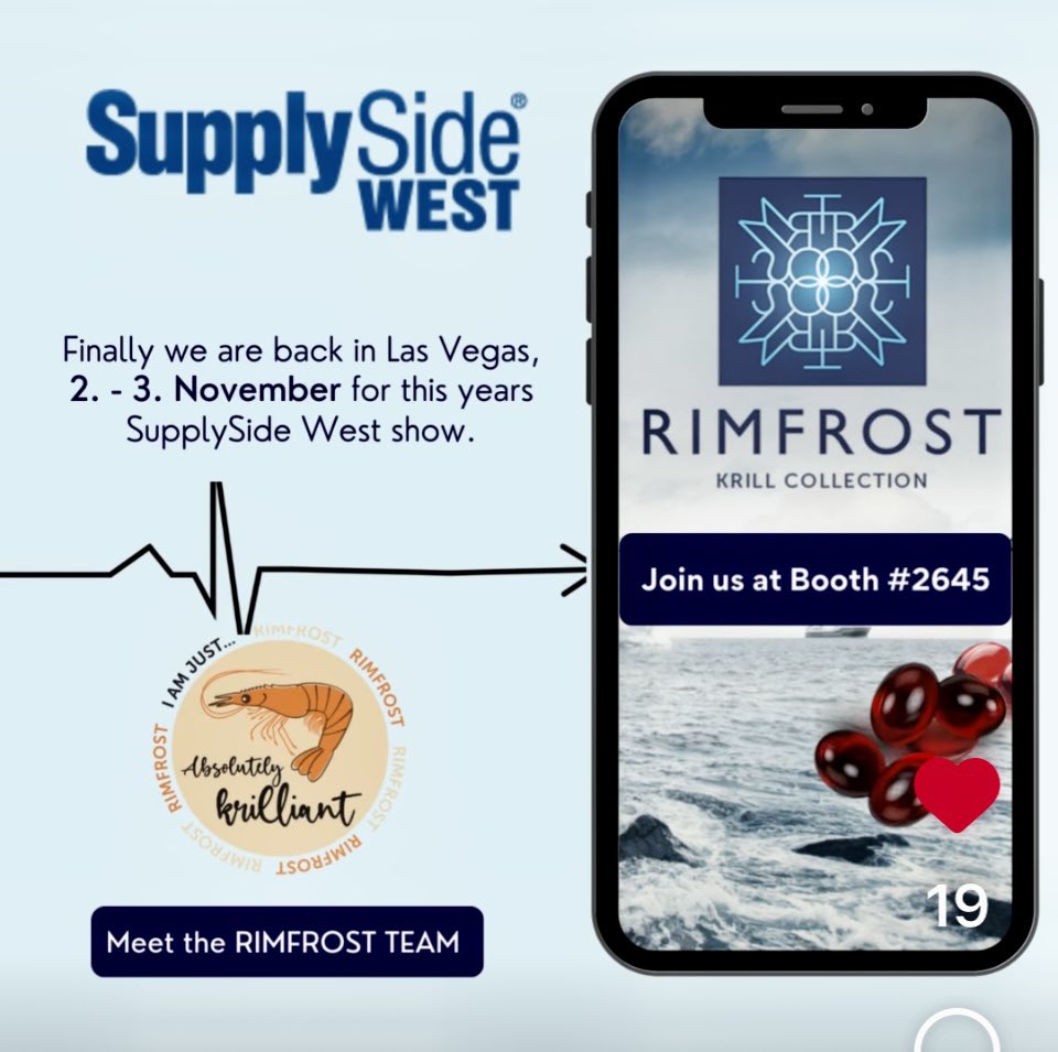 Finally we are back in Las Vegas to exhibit at the excellent <a href="/SupplySide/">SupplySide</a> West show. It’s been a while but now we are ready to talk krill - booth#2645 See you there