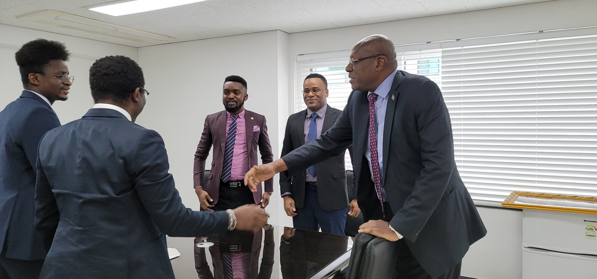 SWawina's tweet photo. As a Secretary of https://t.co/d1uIqJXkLJ, it was a pleasure to be received by the new @DRCongoinkorea  H.E. Ambassador @AmbassadorIleka. His appointment as ambassador is crucial in improving the diplomatic bonds between Korea and DRC.
@Presidence_RDC @RDCongoMAE https://t.co/2yZfgxTTcV