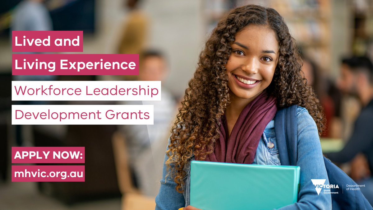 Mental health reform – Dept. of Health, Victoria (@mhreformvic) on Twitter photo The Department of Health is working with <a href="/MentalHealthVic/">MentalHealthVic</a> to deliver a grants program that offers up to $5000 to workers in designated lived and living experience roles in state-funded mental health, AOD or harm reduction services. Read more: health.vic.gov.au/news/lived-and… The Department of Health is working with <a href="/MentalHealthVic/">MentalHealthVic</a> to deliver a grants program that offers up to $5000 to workers in designated lived and living experience roles in state-funded mental health, AOD or harm reduction services. Read more: health.vic.gov.au/news/lived-and…