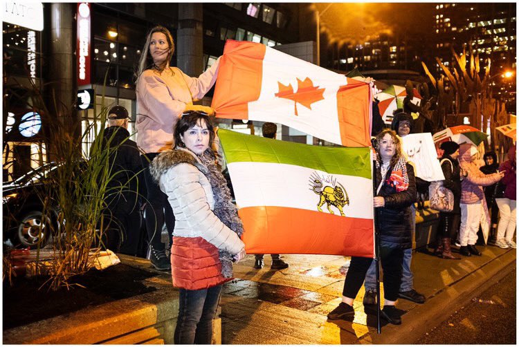 WhatTheFudgeTO's tweet photo. There’s been #IranRevolution solidarity protests for the last 6 weeks in Toronto. If you haven’t attended one yet, you should. Killers from the regime in Iran, the Islamic Revolutionary Gaurd Corps (IRGC), are allowed to come to Canada. I don’t want terrorists in Canada.#ListIRGC https://t.co/slR5mDTIUa