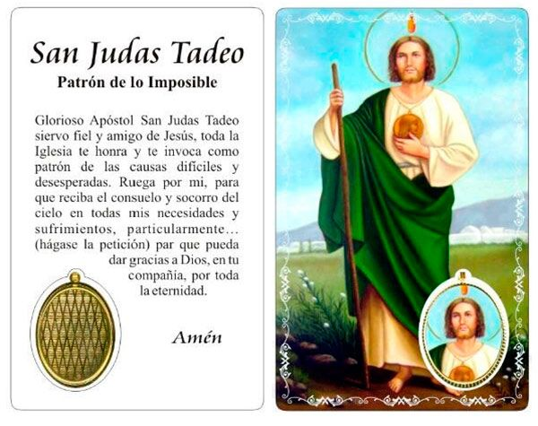 moni_vidente's tweet photo. Como cada 28 de octubre, se celebra a San Judas Tadeo. 
Oración a San Juditas https://t.co/F2Wv9l1APd