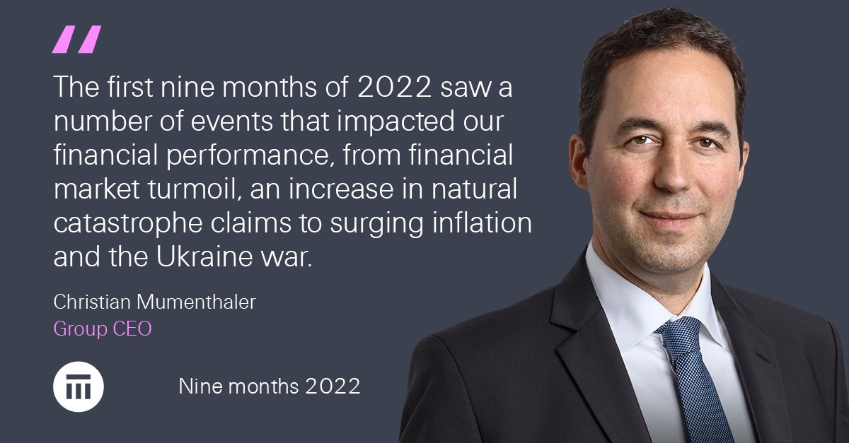 This morning we reported our 9M 2022 earnings. Read the news release for an in-depth look: ow.ly/QsOT50Ln6WZ $SREN #SwissRe