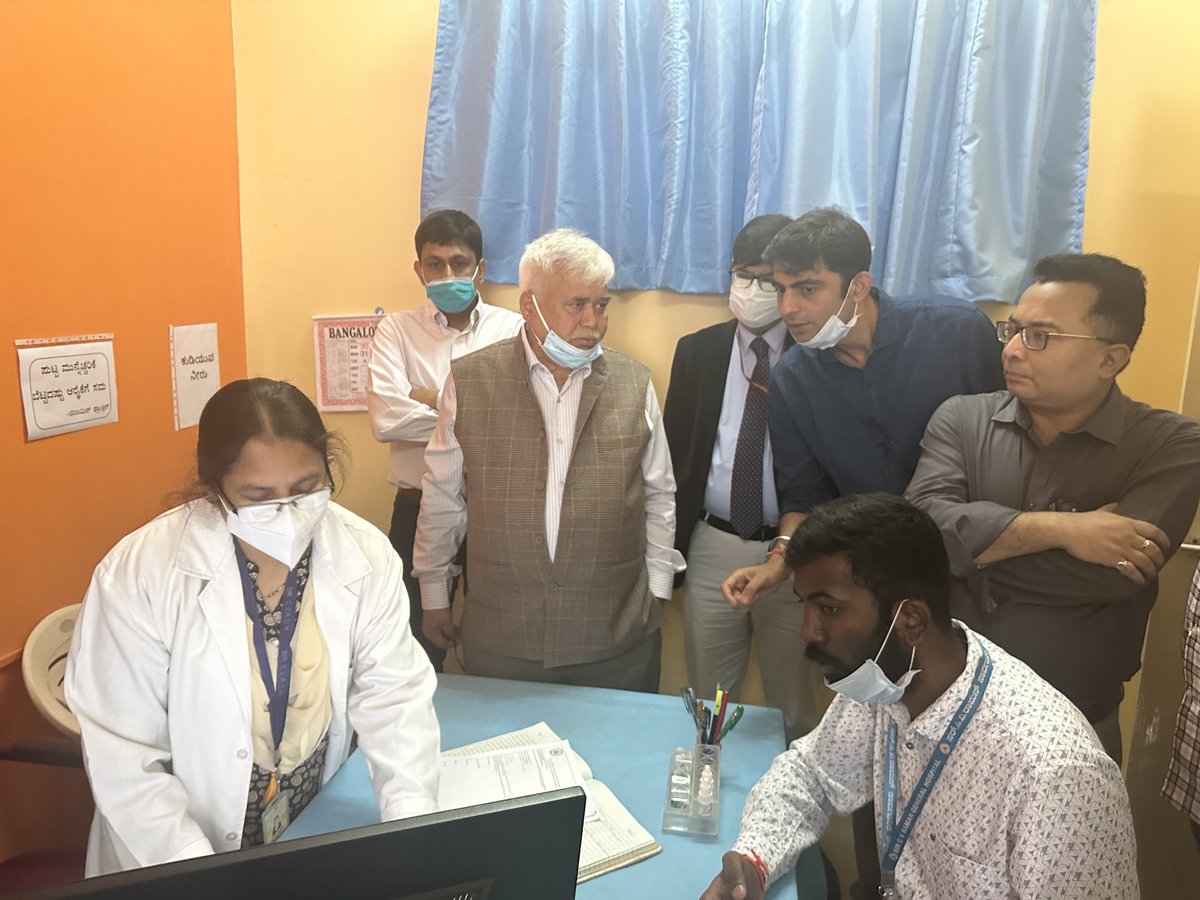 vikalpsahni's tweet image. Good to see ⁦ABDM live 4 patients in Namma Bengaluru. Seamless n transparent way of health care delivery. More power to Karnataka. Thank u 4 push🙏 ⁦⁦⁦@mla_sudhakar⁩ sir ⁦@rssharma3⁩ sir ⁦⁦@kanandampillai⁩ n team ⁦⁦@AyushmanNHA ⁦@ekacareHQ⁩