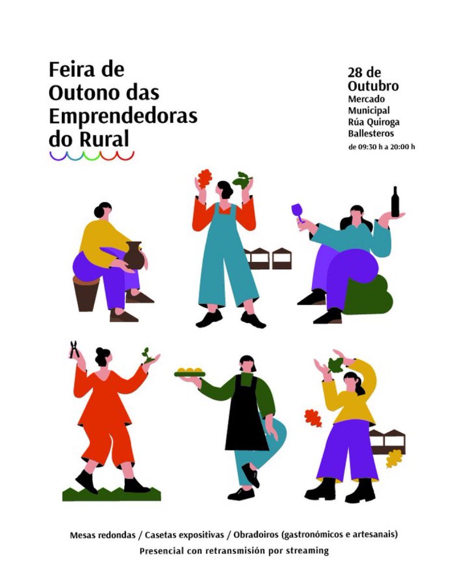 LabTaste's tweet image. O @CampusTerraUSC impulsa xunto co @concellodelugo e a @depulugo a I Feira de Outono das Emprendedoras do Rural, donde participaremos en varias actividades localmentelucense.gal/feiraoutono/