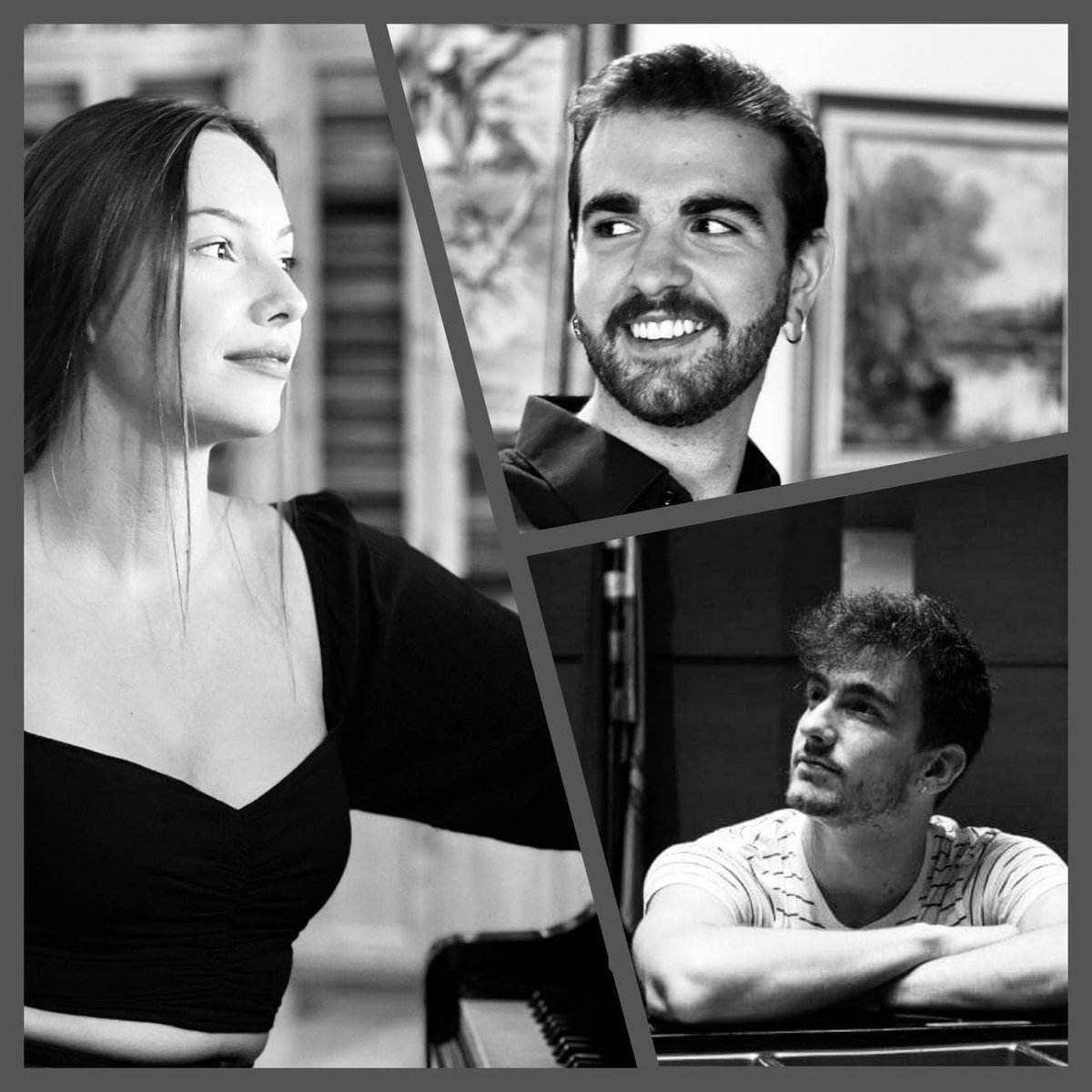 PorcelHoteles's tweet photo. 🎹 No os perdáis el Ciclo Jóvenes Pianistas I con Pepe Guillén Prados, Alba María Martín Molina y Rodrigo López Rueda.

🎵 Hoy 28 de octubre a las 20:00 horas en el Auditorio Caja Rural Granada

Imagen: @jjmmgranada https://t.co/AjImn2EEhq