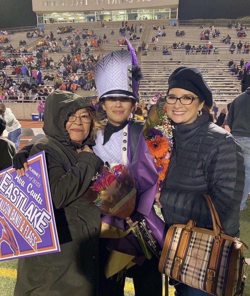 Senior Night @EastlakeBand #3generations I’m not crying 😢