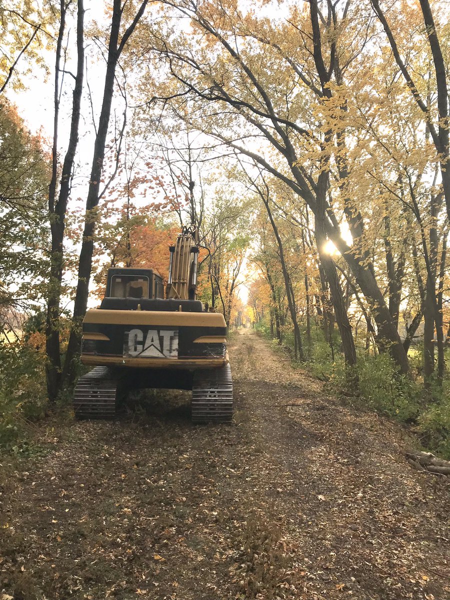 And so it begins…westward trail expansion in Hendricks County is underway!  2.5 more miles of paved trail by June 2023.  #BlazingTrails #ConnectingCommunities