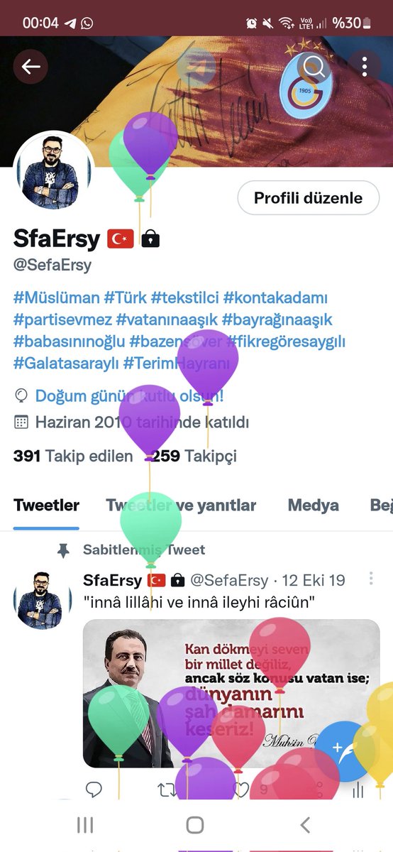 Fstina_Lnte's tweet image. 40 olduk bakalım :)) #HappyBirthday #Yaş40