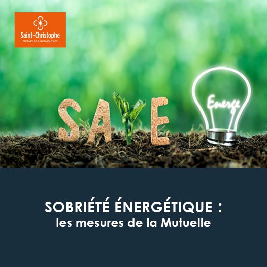🌎 [#SobriétéÉnergétique] Comment la Mutuelle Saint-Christophe agit-elle ? 

En tant qu’entreprise responsable, la Mutuelle renforce ses actions de sobriété énergétique, initiée depuis 10 ans, et contribue à l’effort national.

👉 Pour en savoir + : bit.ly/3sSgC0J