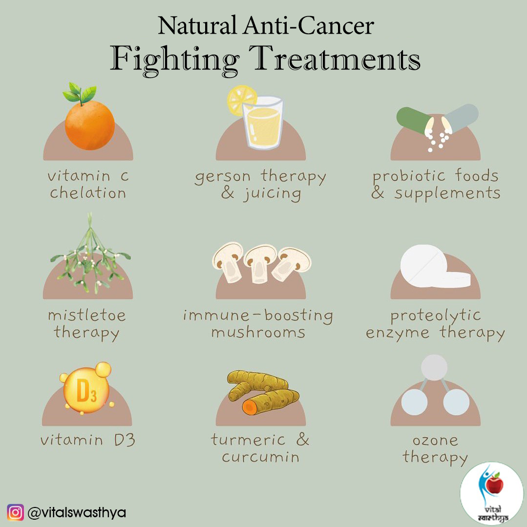 Natural Anti - Cancer Fighting Treatments.

@vitalswasthya 

#anticancer #cancerawareness #foodforcancer #cancerfood #foodforhealth #healthyfood #vitalswasthya