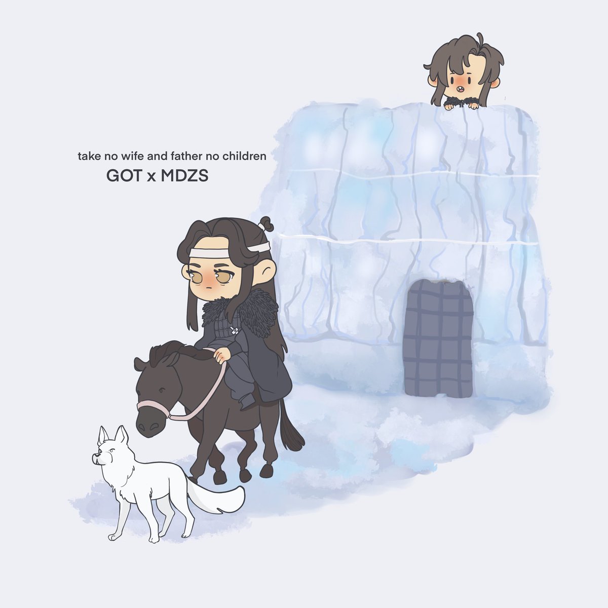 flowerillusion's tweet photo. Everyone should go read this got au, cuz it’s so goood.
@lanjehan1  was a blast to work with! For the @MDZSwipbang https://t.co/esCMhCQzKi