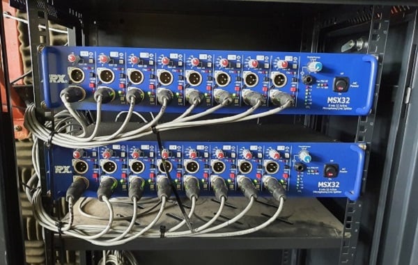ARXSystems's tweet photo. Next week's Melbourne Cup is race that stops the nation on the first Tuesday in November. Pictured are the MSX 32 Audio Splitters in the Broadcast Box distributing the on-course race caller's Mic to the Flemington P.A system and to the Media Co's broadcasting the event worldwide! https://t.co/OAdu12U6TT