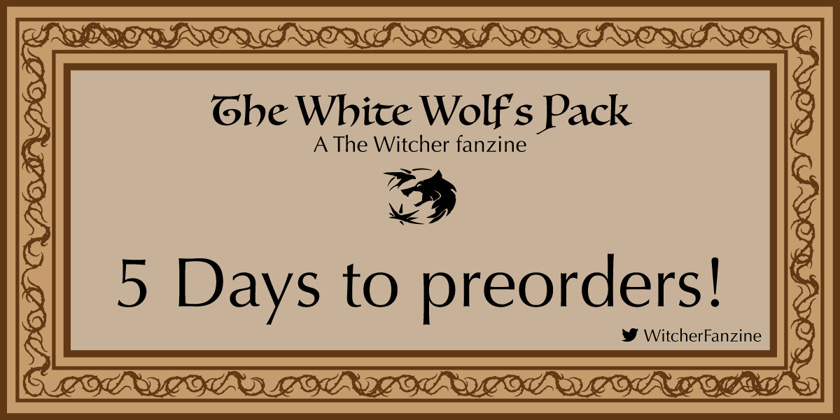 WitcherFanzine's tweet photo. Are you all excited?

#TheWitcher #Zine https://t.co/XpdQSvPBCb