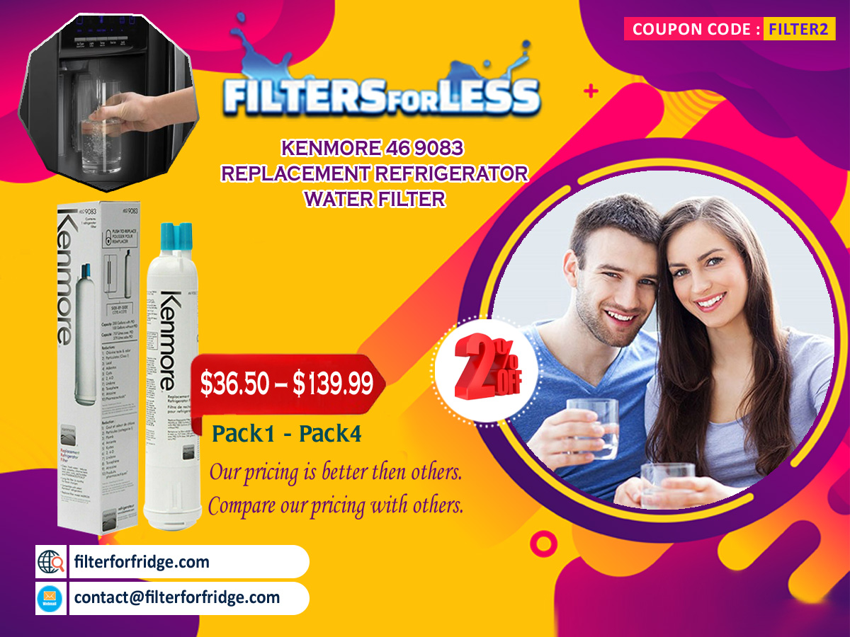 filterforfridge's tweet photo. Kenmore 46 9083 Replacement Refrigerator Water Filter
$36.50
Visit https://t.co/Xw9t5ml159 to buy best refrigerator water filter for your home.
#filterforfridge #waterfilter #water #cleanwater
#waterfpurifier #purewater #watertreatment
#watertreatmentsolutions https://t.co/ctNpCOg2KV