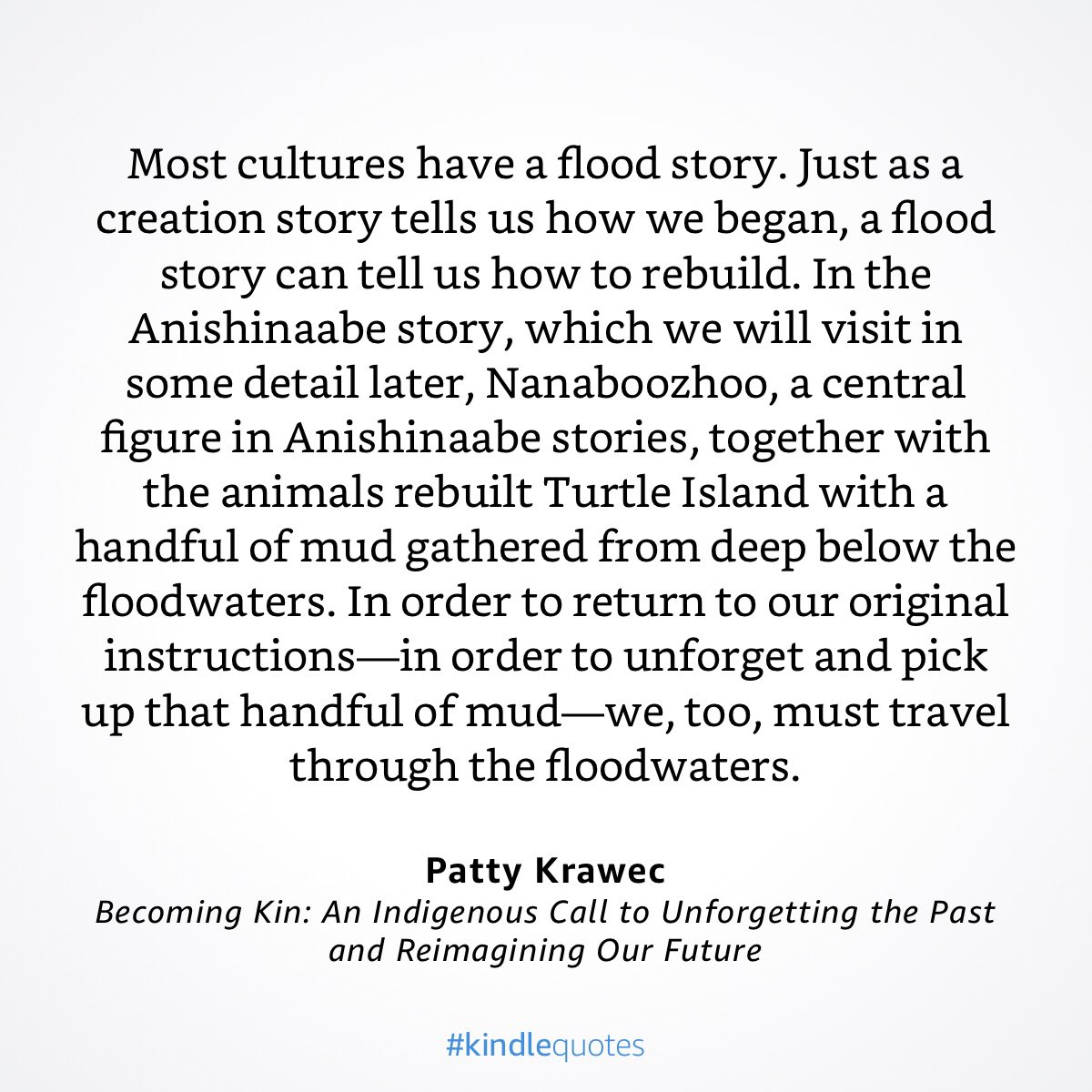 Listen2Water's tweet image. Breathtaking book so far, and it’s only the introduction. #BecomingKin #pattykrawec a.co/aj83jS8
